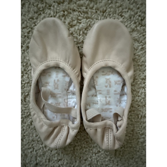 Bloch Girls Pink Ballet Shoes Leather‎ Sole SO249G Giselle Sz 9.5/10 C READ - Picture 5 of 5